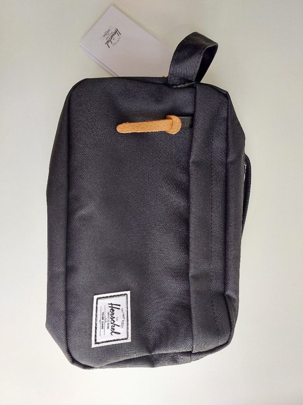 NWT Herschel Chapter Travel Kit Black bag